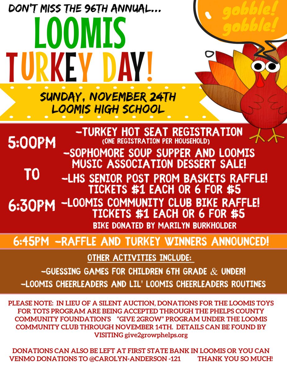 Turkey Days on Sunday, November 24th at Loomis Schoo